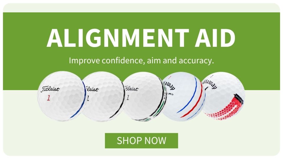 Alignment Aid Golf Balls.