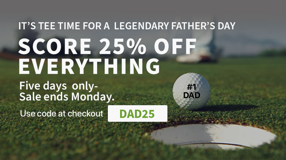 Extra 25% Off Sitewide. Use code DAD25 at checkout.