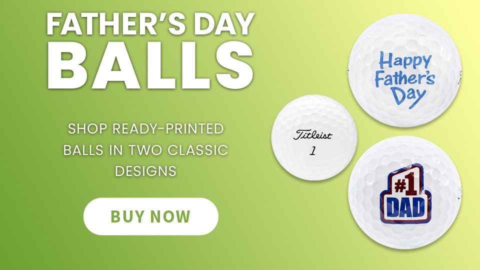 Ready-Stamped Golf Balls - Cool Gift For Dad