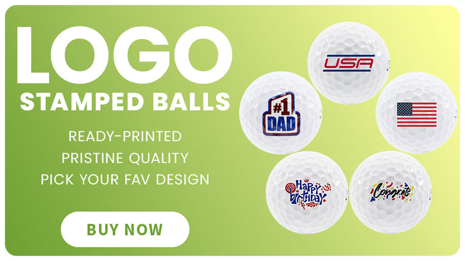 Ready-Stamped Golf Balls - Logo Balls