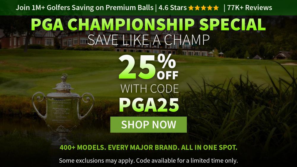 SAVE LIKE A CHAMP- Save 25% with PGA25