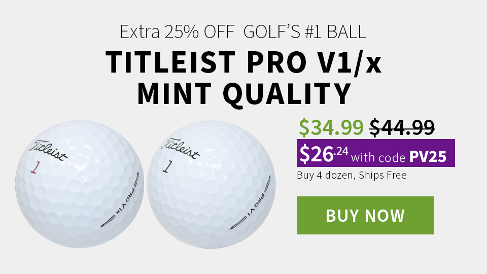 Save big on All Titleist Pro V1 and Pro V1x golf balls. Shop Now.