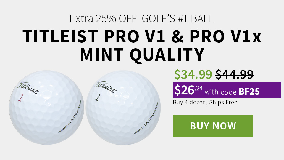 Save big on 2023 Titleist Pro V1 and Pro V1x golf balls. Shop Now.
