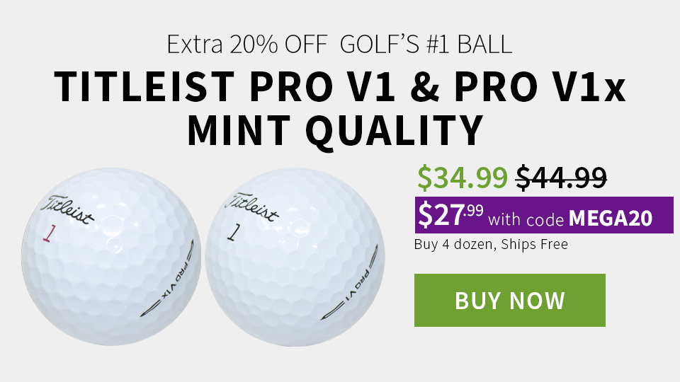 Save big on 2023 Titleist Pro V1 and Pro V1x golf balls. Shop Now.
