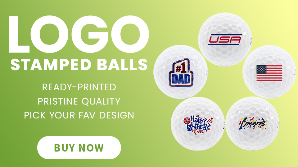 Ready-Stamped Golf Balls - Logo Balls