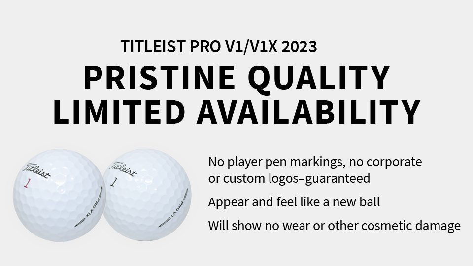 Pristine Quality golf balls. Limited Availability.