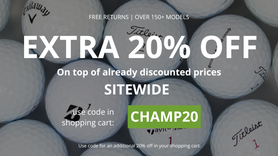 Extra 20% Off Sitewide. Use code CHAMP20 at checkout.