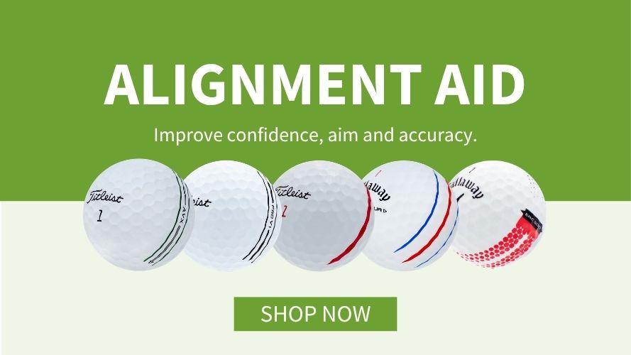 Alignment Aid Golf Balls.