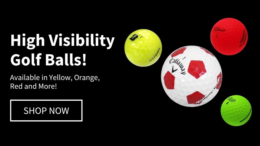 High Visibility Golf Balls. 