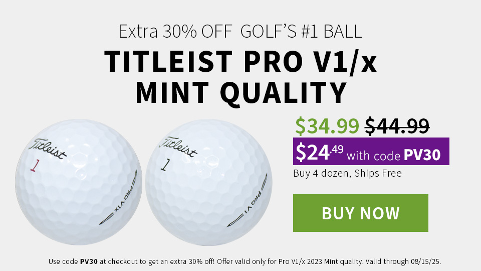 Save big on All Titleist Pro V1 and Pro V1x golf balls. Shop Now.