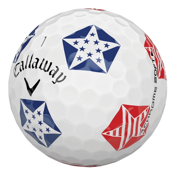 Callaway Chrome Soft Truvis Stars and Stripes - 1 Dozen