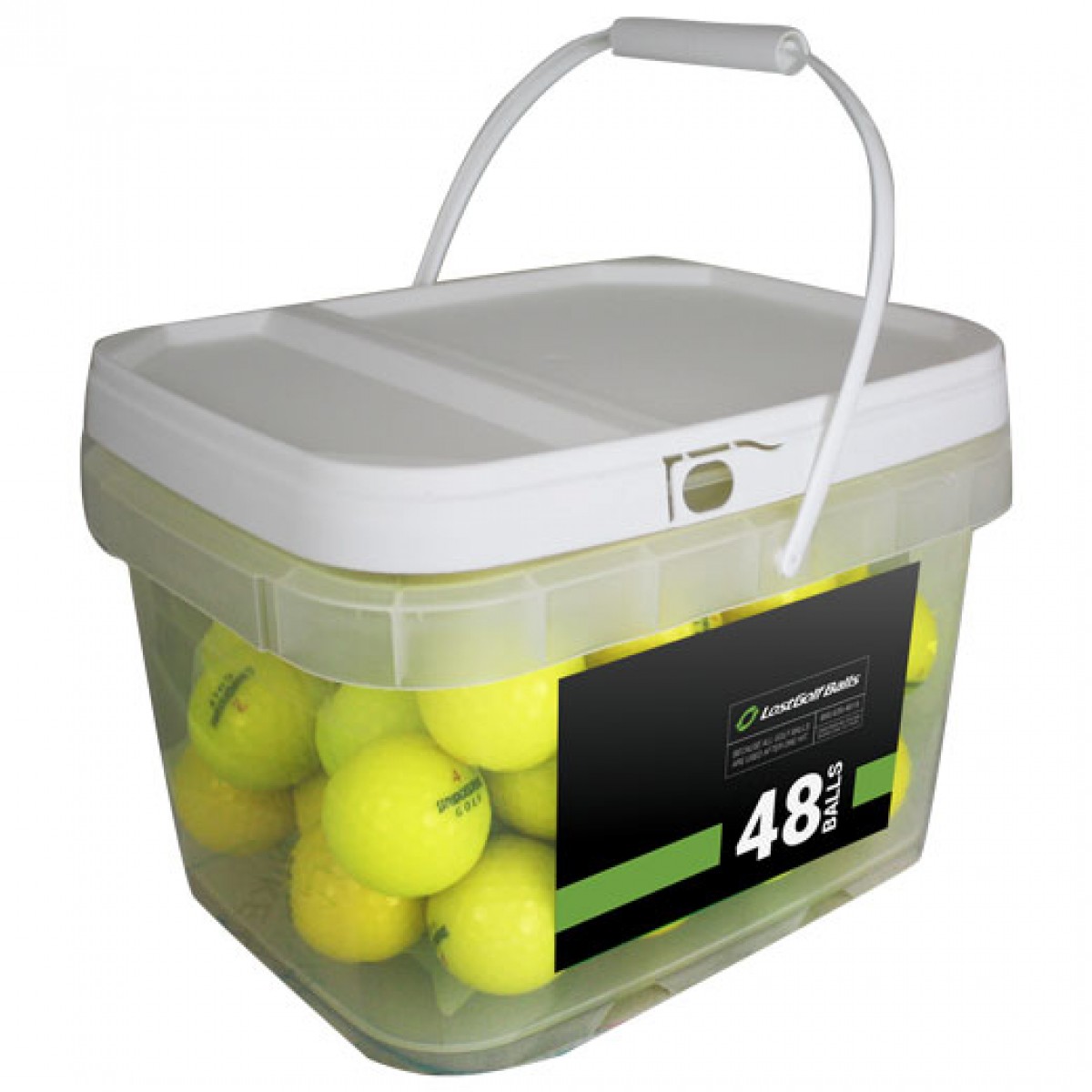 48 Bridgestone e6 Yellow Bucket used golf balls