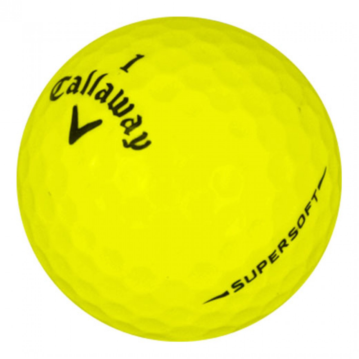 Callaway Supersoft Yellow used golf balls