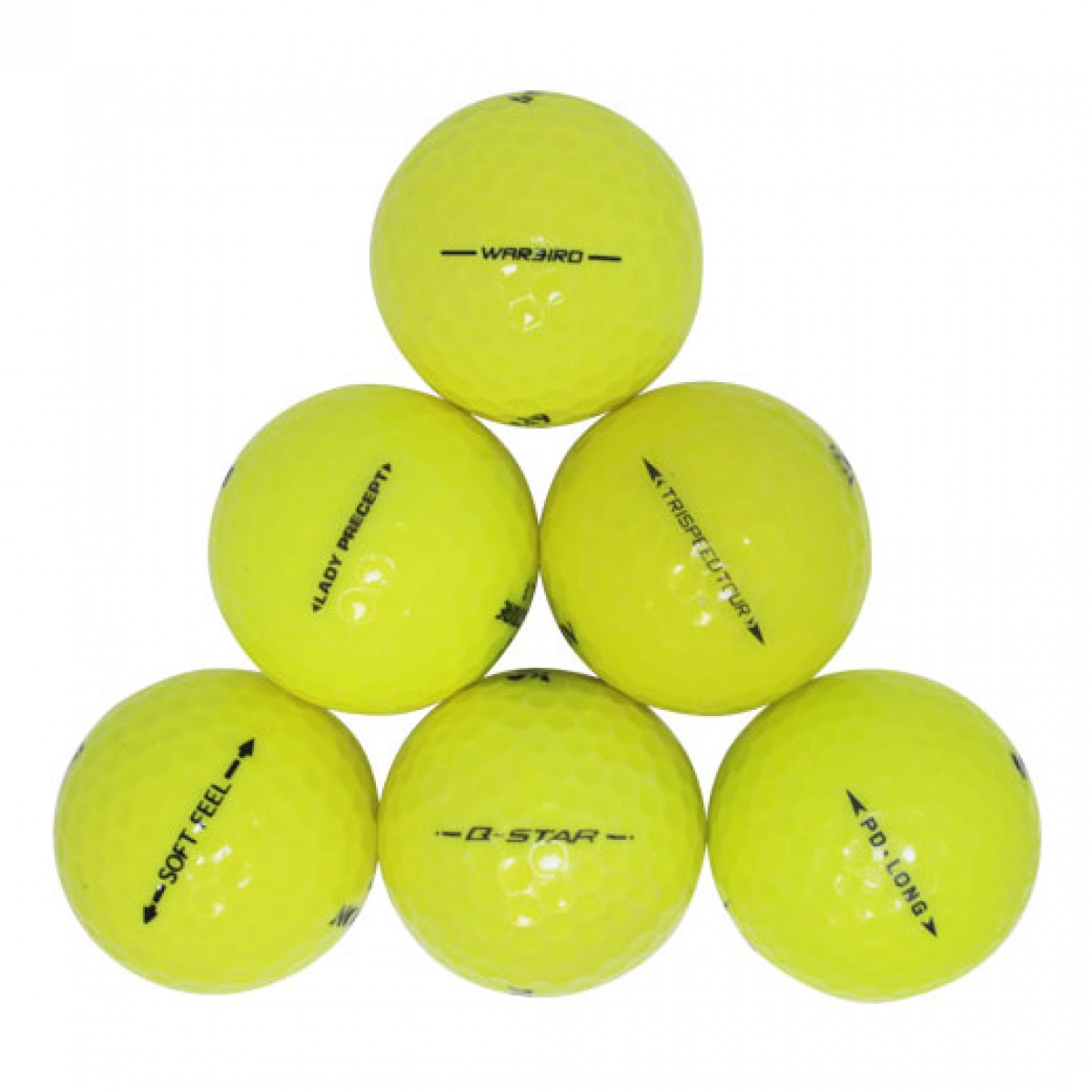 nike yellow golf balls