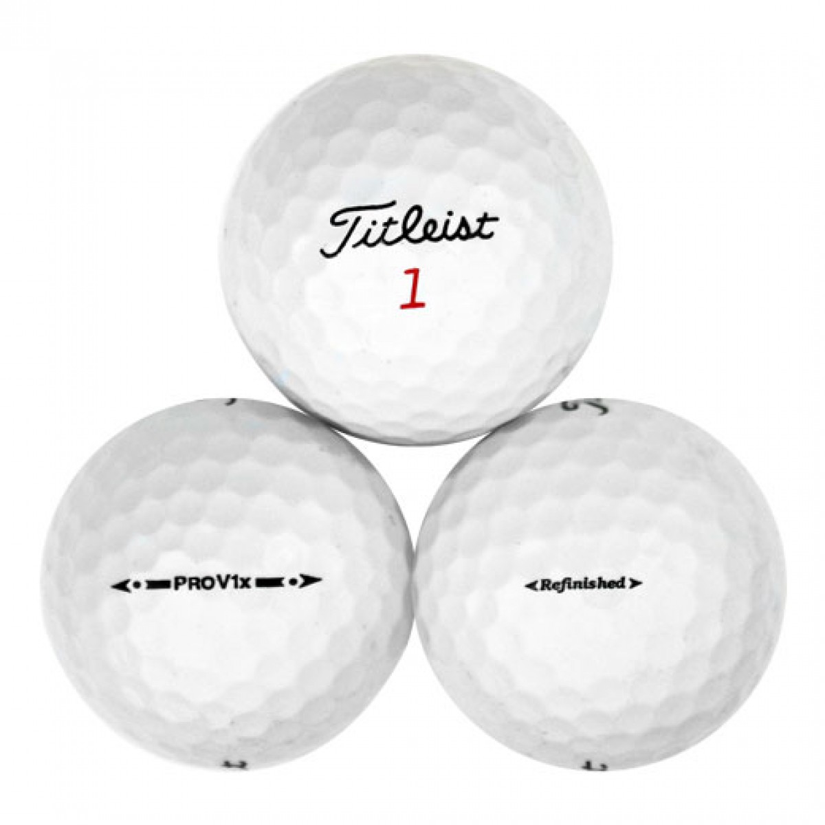 Titleist Pro V1x 2010 Factory Refinished No Logo 1 Dozen