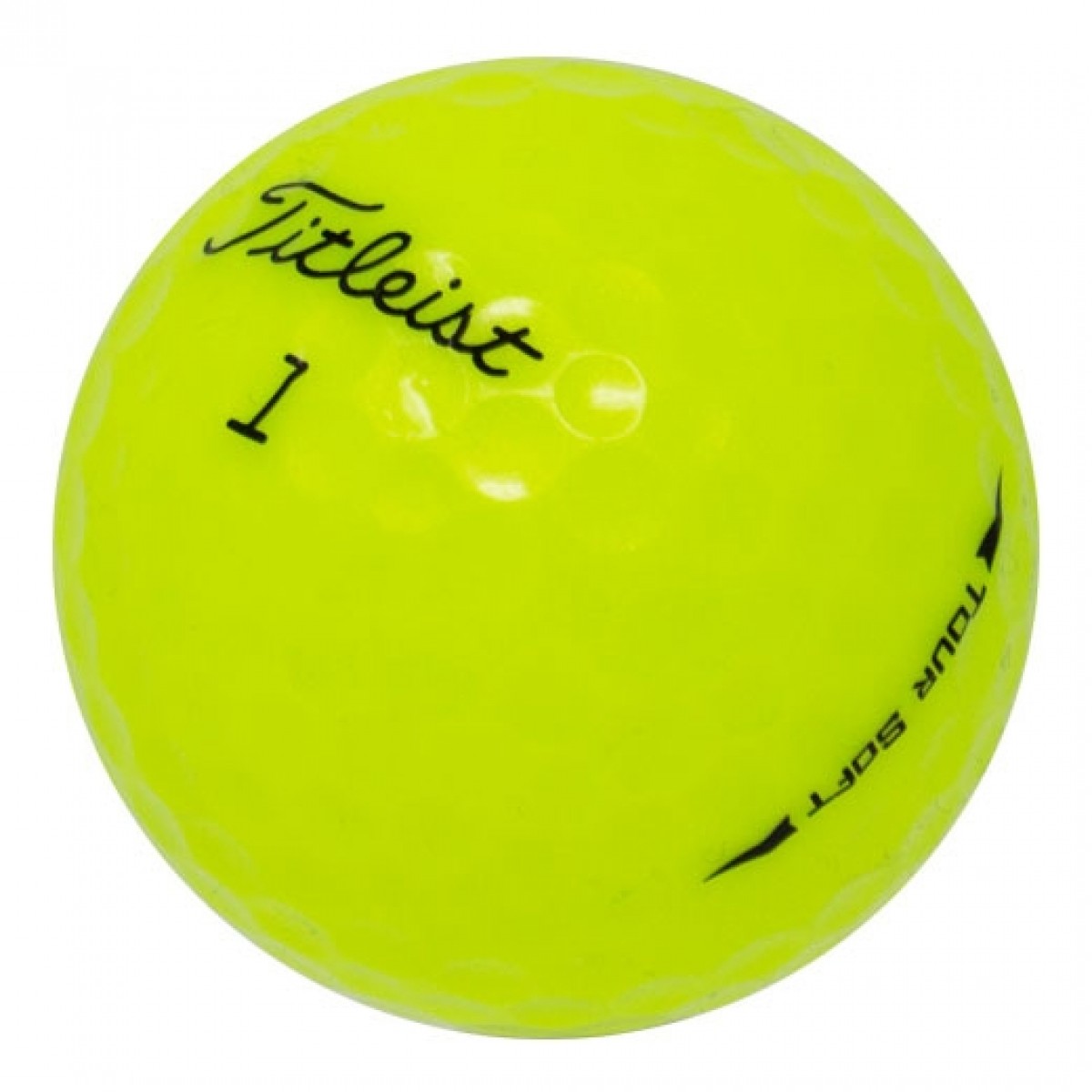 Titleist Tour Soft Yellow used golf