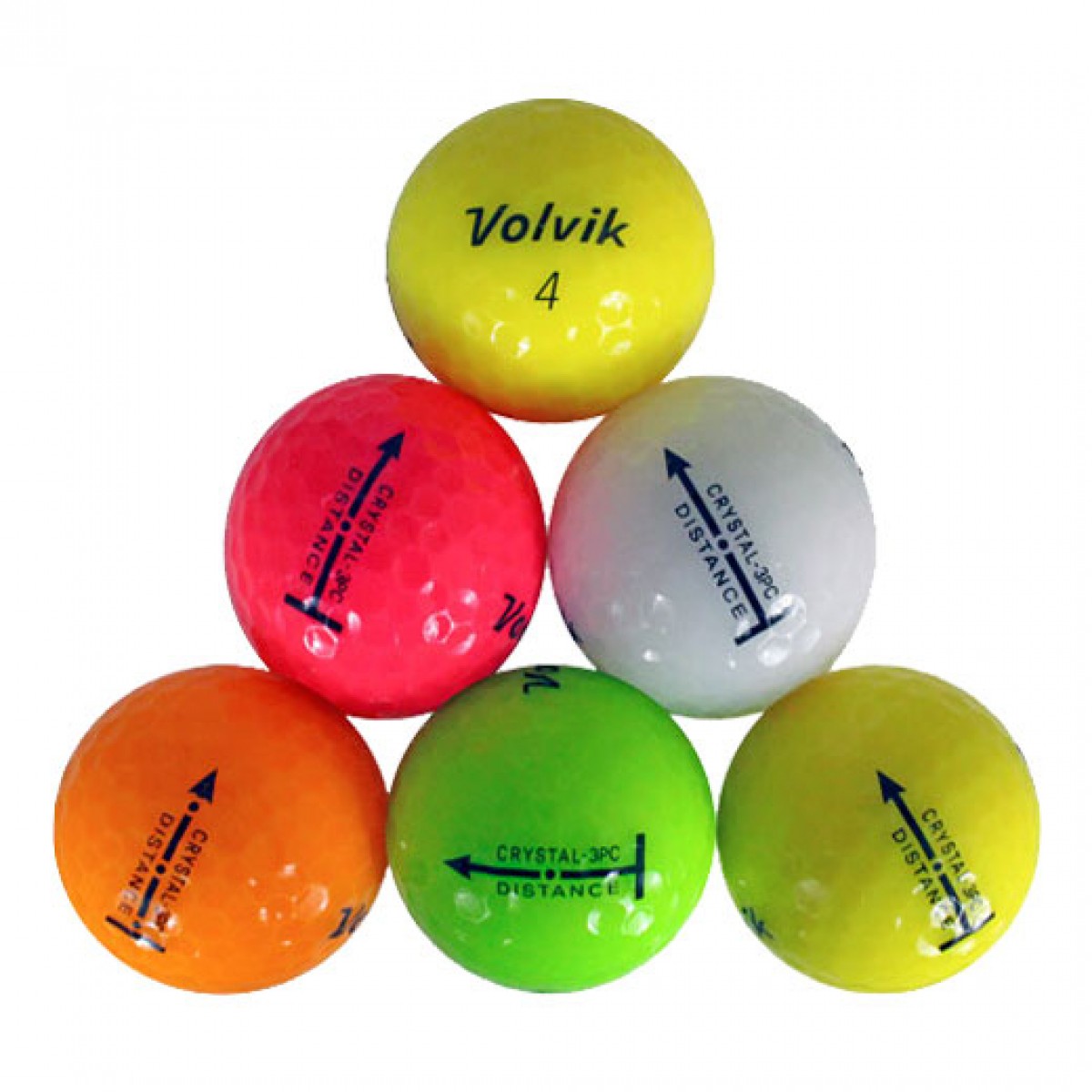Used colored golf balls clearance
