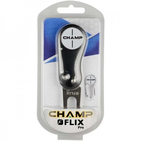 Champ Flix Pro Black Divot Repair Tool w/ Ball Marker