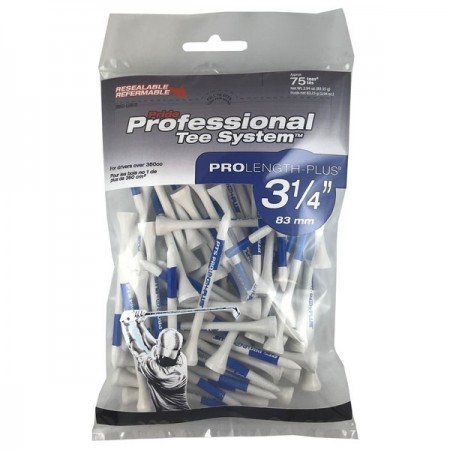Pride Professional Tee System 3-1/4 Inch ProLength Plus Tee - 75 Pack