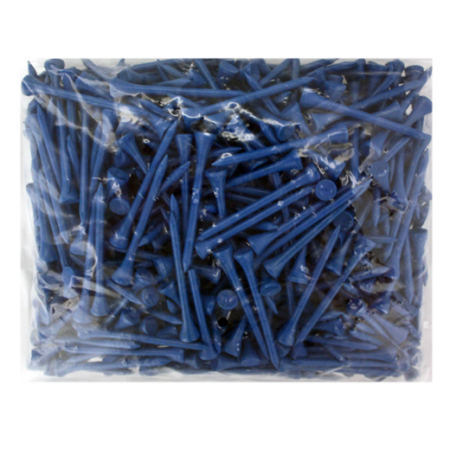 2 3/4 Wood Tees-500 Pack-Blue