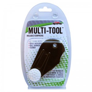 Pride Sports Multi Tool (Cleaning Brush, Divot, Ball Marker, Scorer)