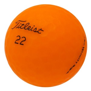 Titleist Velocity Matte Orange - 1 Dozen Pristine Quality (Buy 4 Dozen Ships Free)