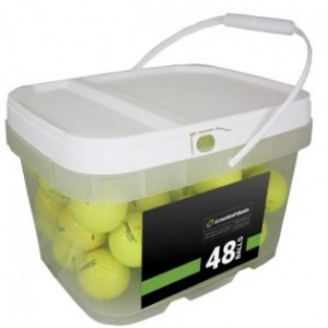 48 Titleist Pro V1x 2021 Yellow Bucket