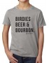 Men's Birdies, Beer & Bourbon Crew Neck T-Shirt