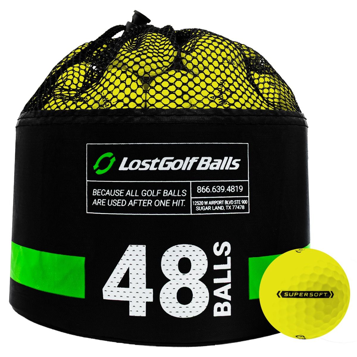 48 Callaway Supersoft Yellow Bag