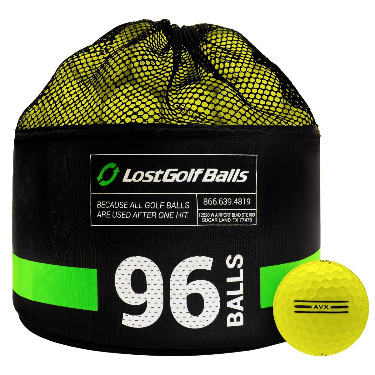 96 Titleist AVX Yellow 2024 Bag