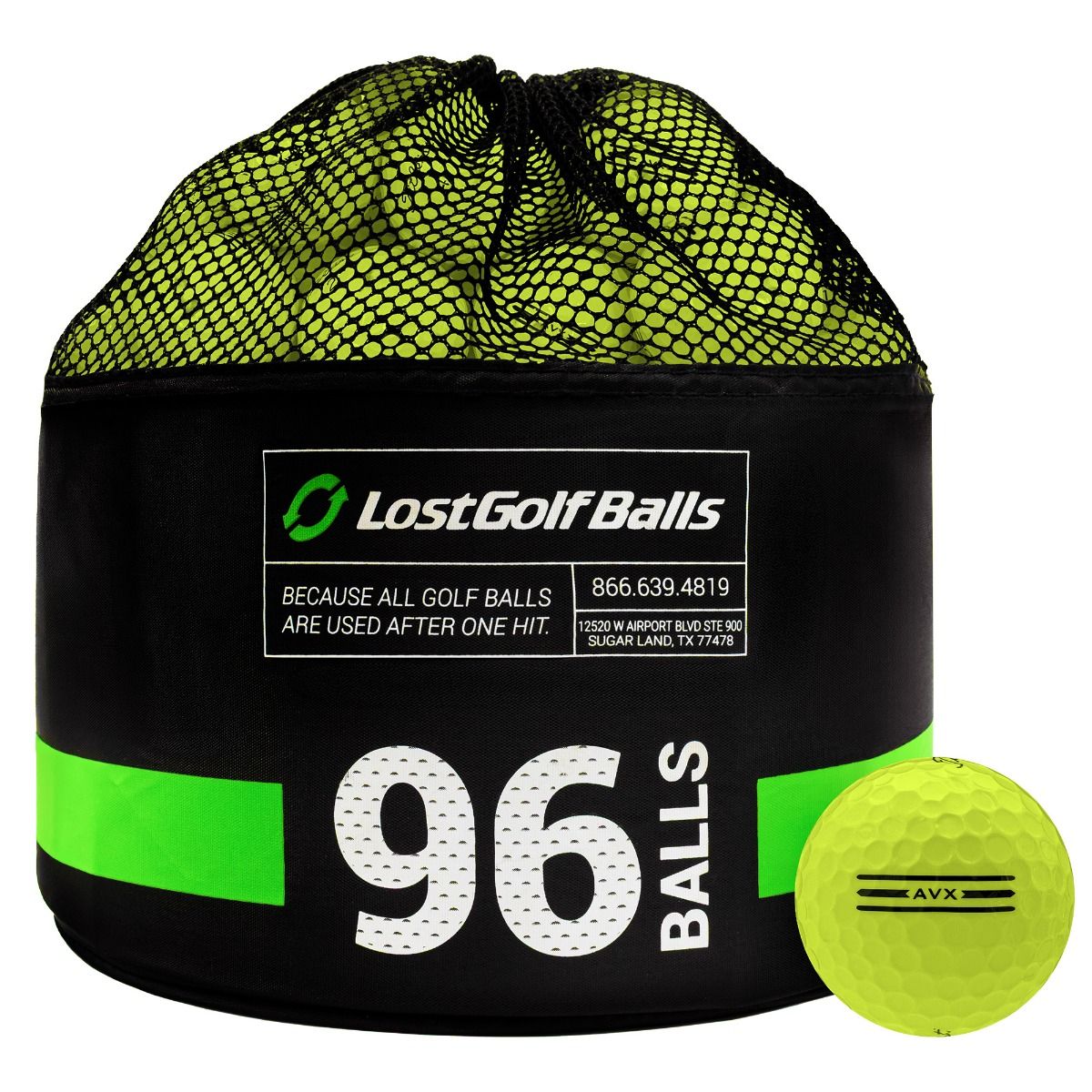 96 Titleist AVX Yellow 2024 Bag