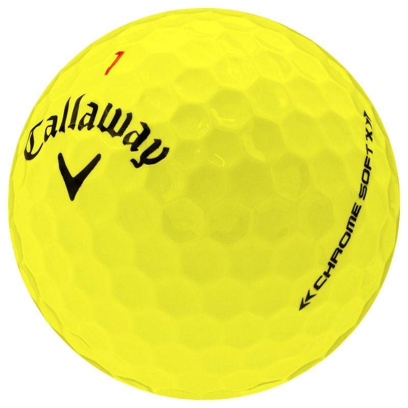 Callaway Chrome Soft X Yellow - 1 Dozen