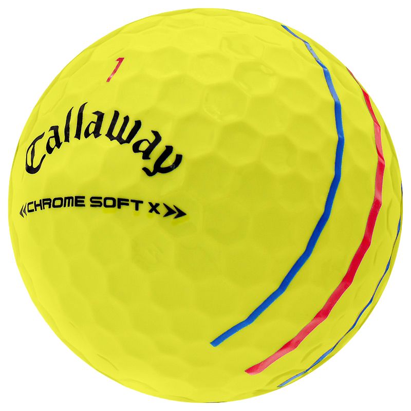 Callaway Chrome Soft X Yellow Triple Track - 1 Dozen