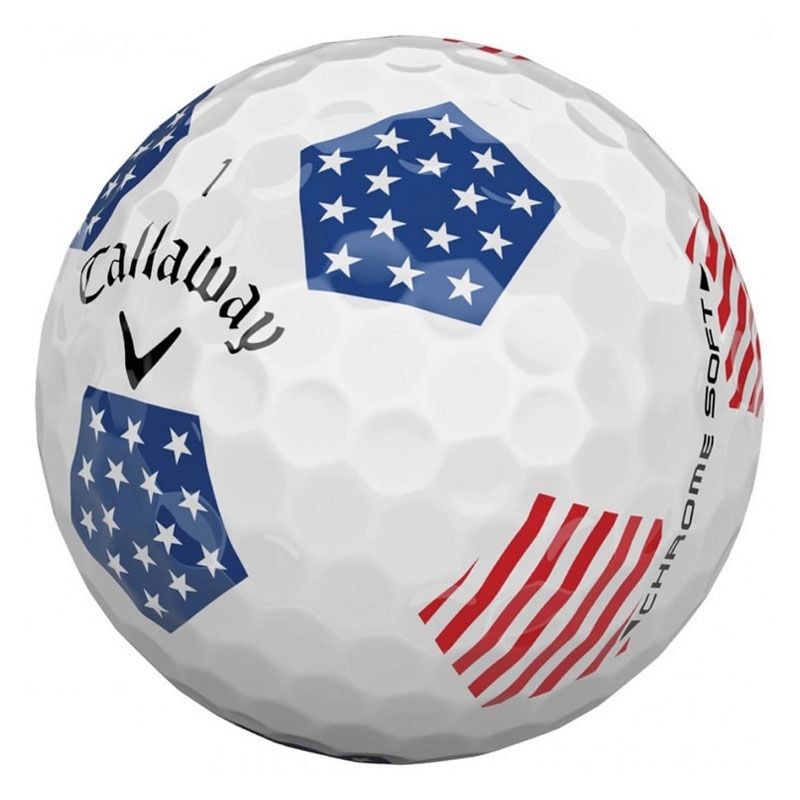 Callaway Chrome Soft Truvis Stars and Stripes - 1 Dozen