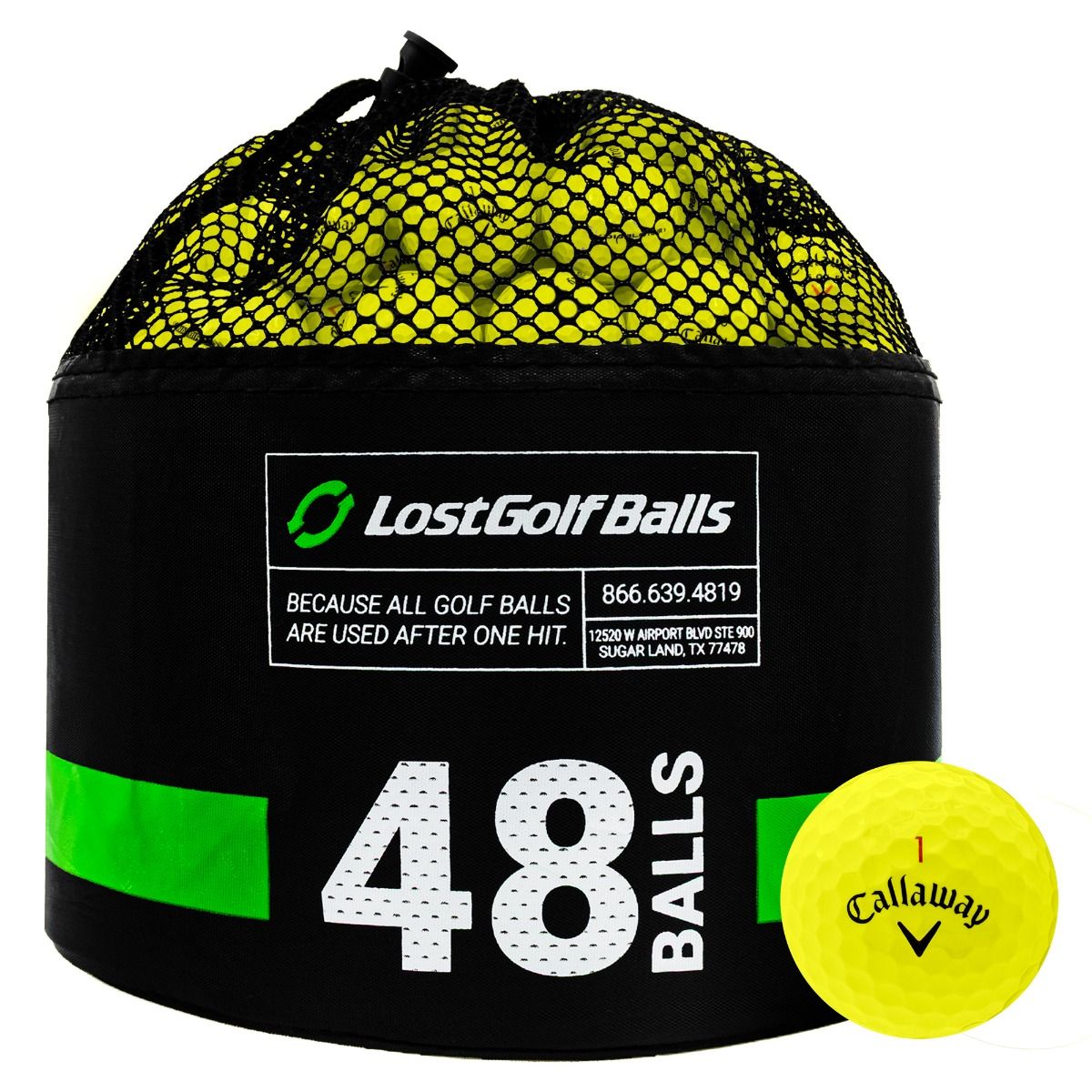 48 Callaway Yellow Mix Bag