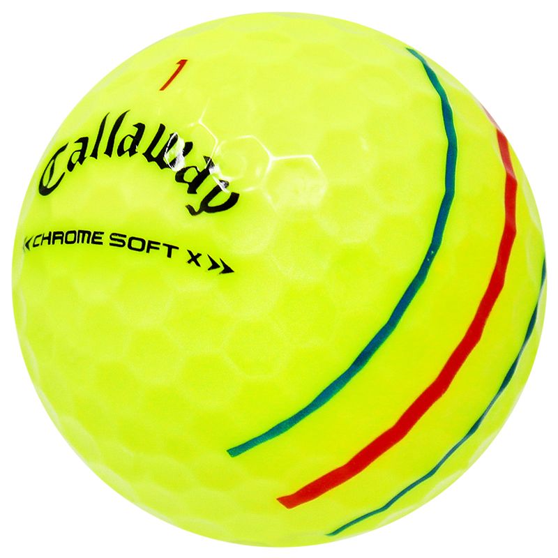 Callaway Chrome Soft X Yellow Triple Track - 1 Dozen
