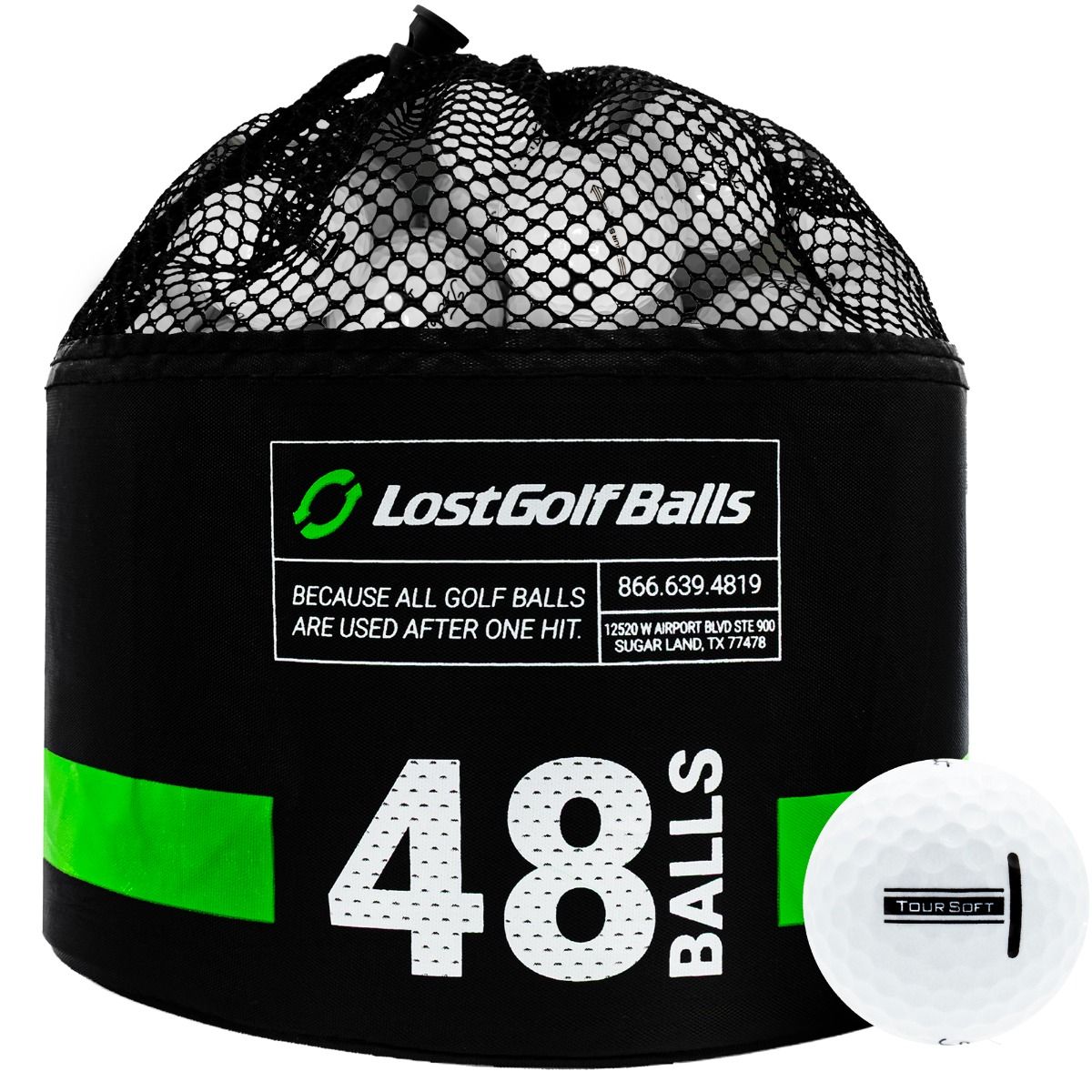 tour soft white golf balls