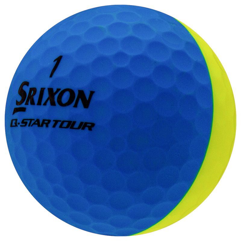 Srixon Q-Star Tour Divide Matte Blue/Yellow - 1 Dozen