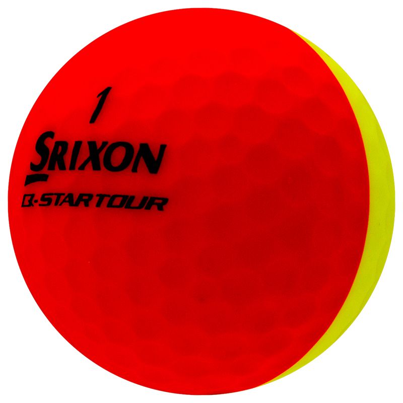 Srixon Q-Star Tour Divide Matte Red/Yellow - 1 Dozen