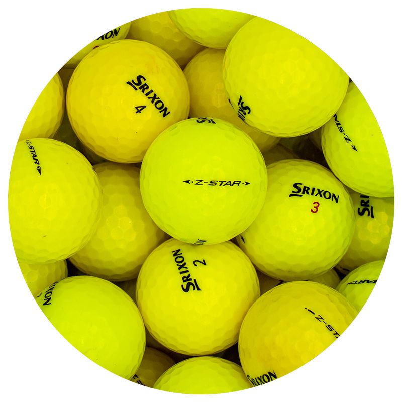 Srixon Z-Star Yellow Mix - 1 Dozen (Buy 5 dozen Ships Free)