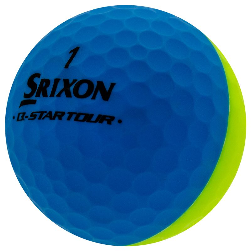 Srixon Q-Star Tour Divide Matte Blue/Yellow - 1 Dozen