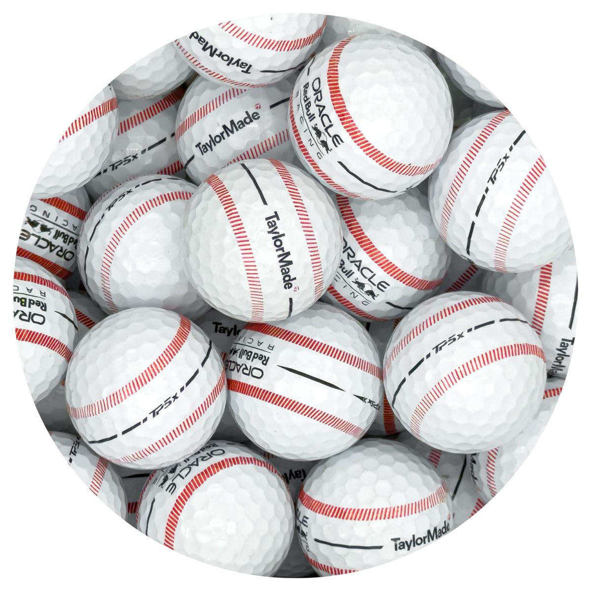 TaylorMade TP5x Red Bull Stripe - 3 Ball Pack