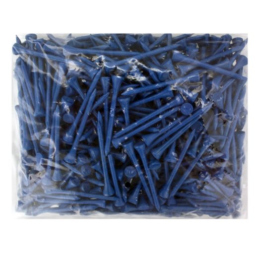 2 3/4 Wood Tees-500 Pack-Blue