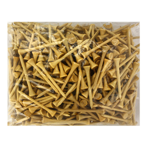 2 3/4 Wood Tees-500 Pack-Natural