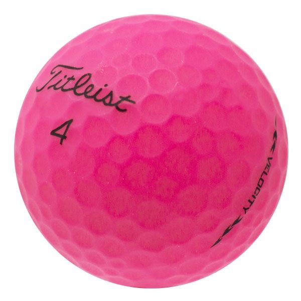 Titleist Velocity Matte Pink - 1 Dozen (Buy 4 Dozen Ships Free)