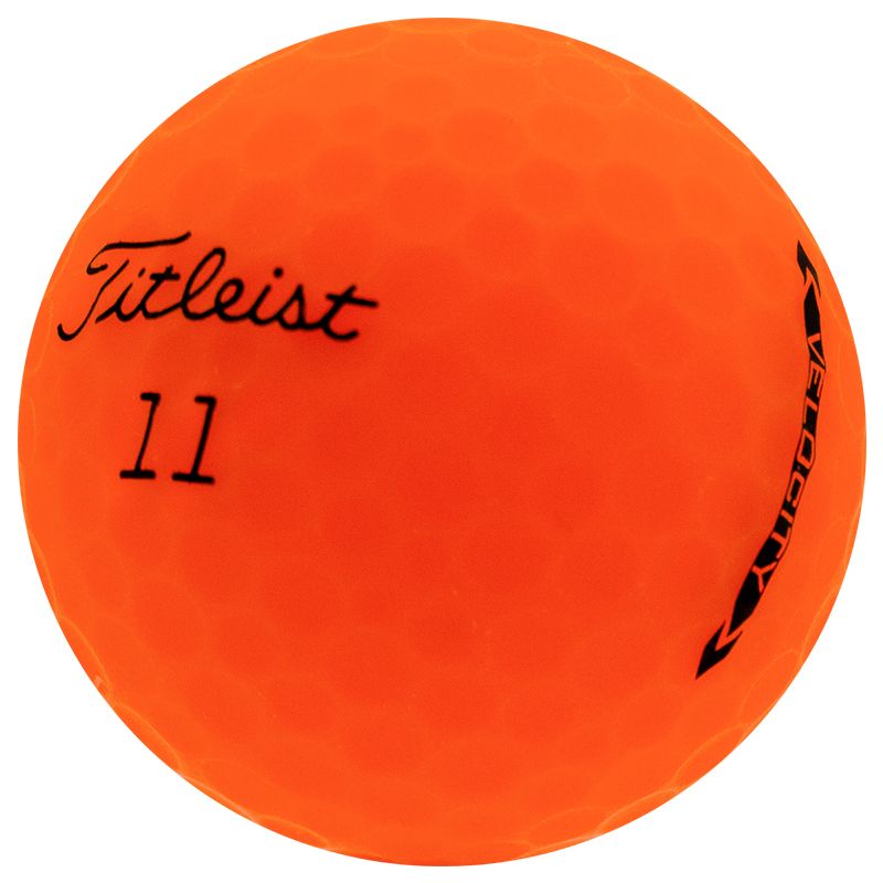 Titleist Velocity Matte Orange - 1 Dozen (Buy 4 Dozen Ships Free)