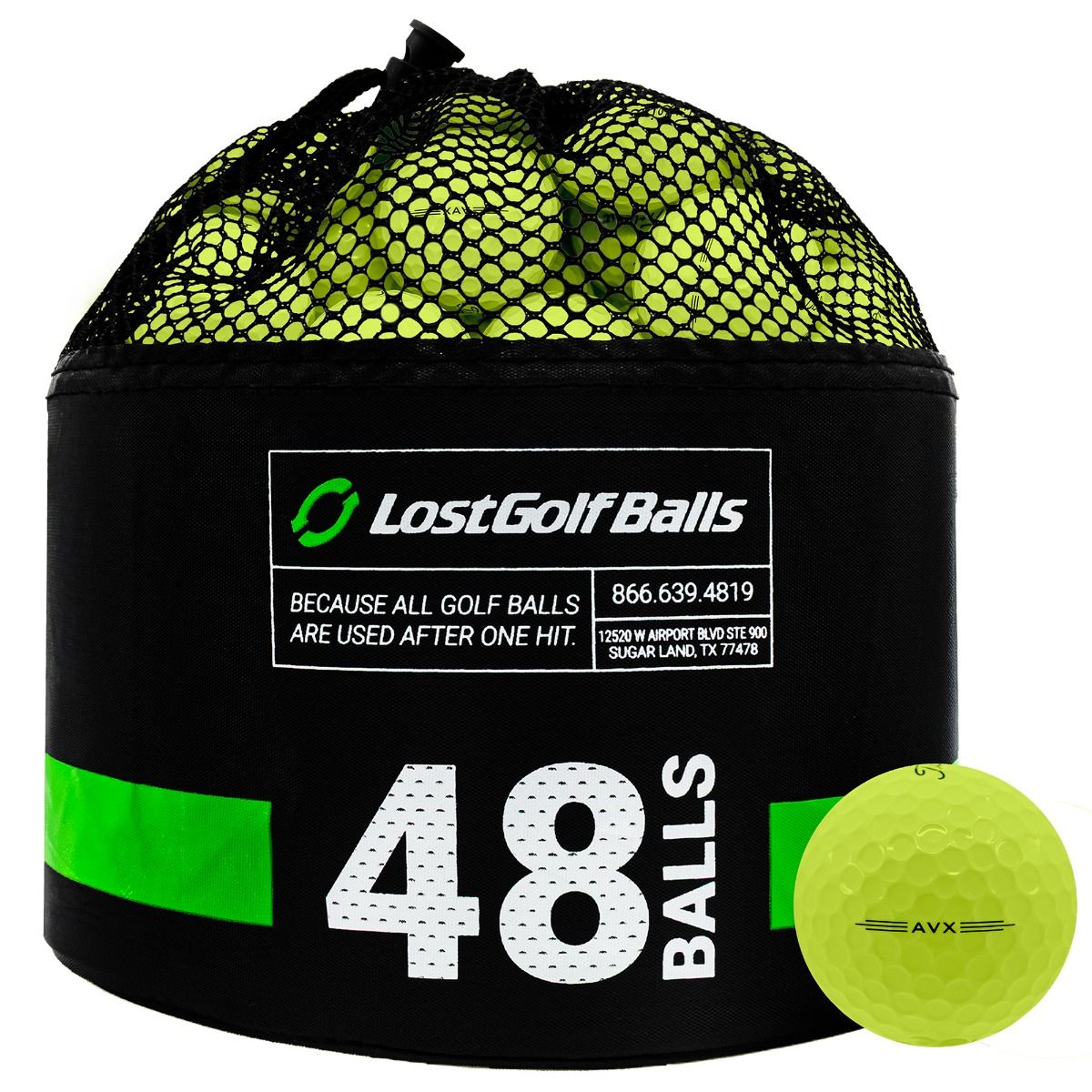 48 Titleist AVX Yellow 2026 Bag