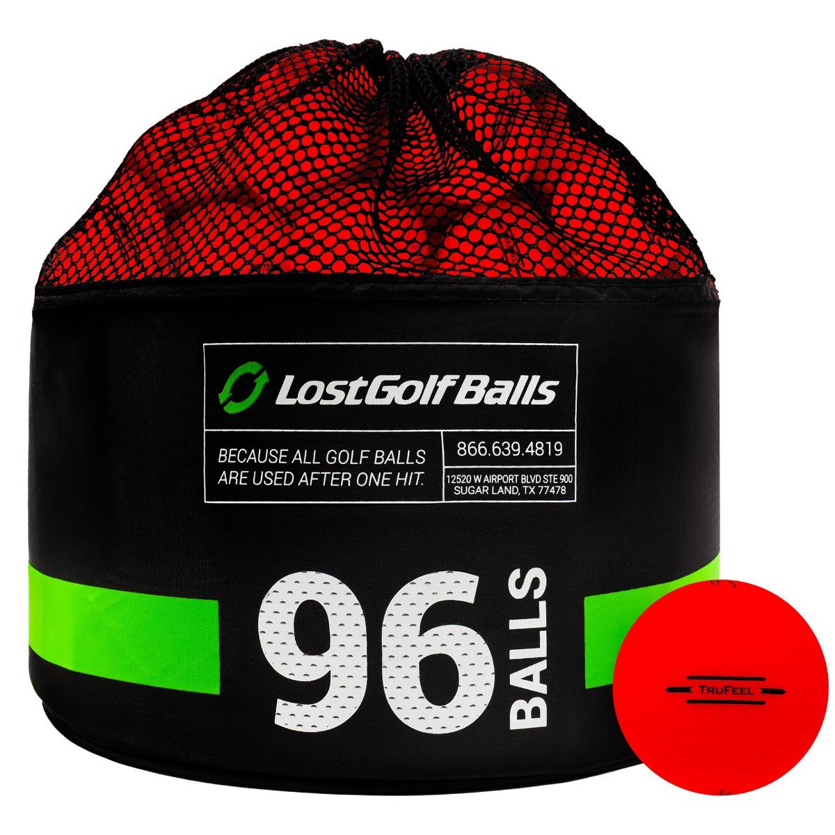 96 Titleist TruFeel Matte Red Bag