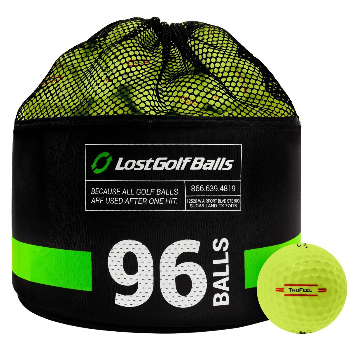 96 Titleist TruFeel Yellow Bag