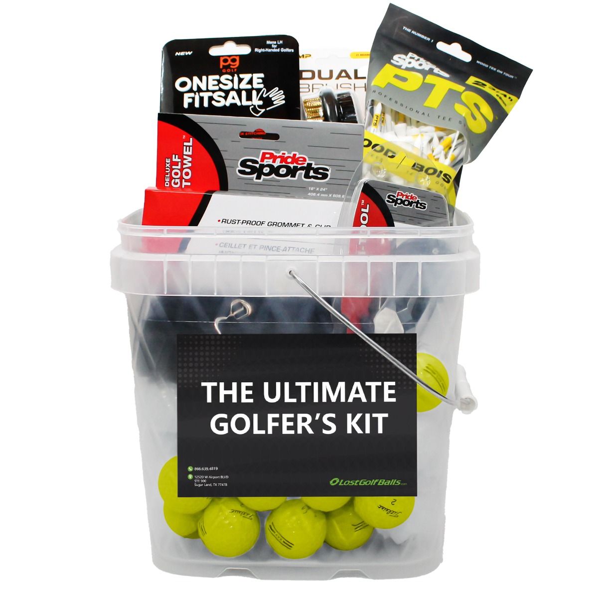 7-in-1 Ultimate Golfer's Kit with AVX Yellow 2024 Pristine